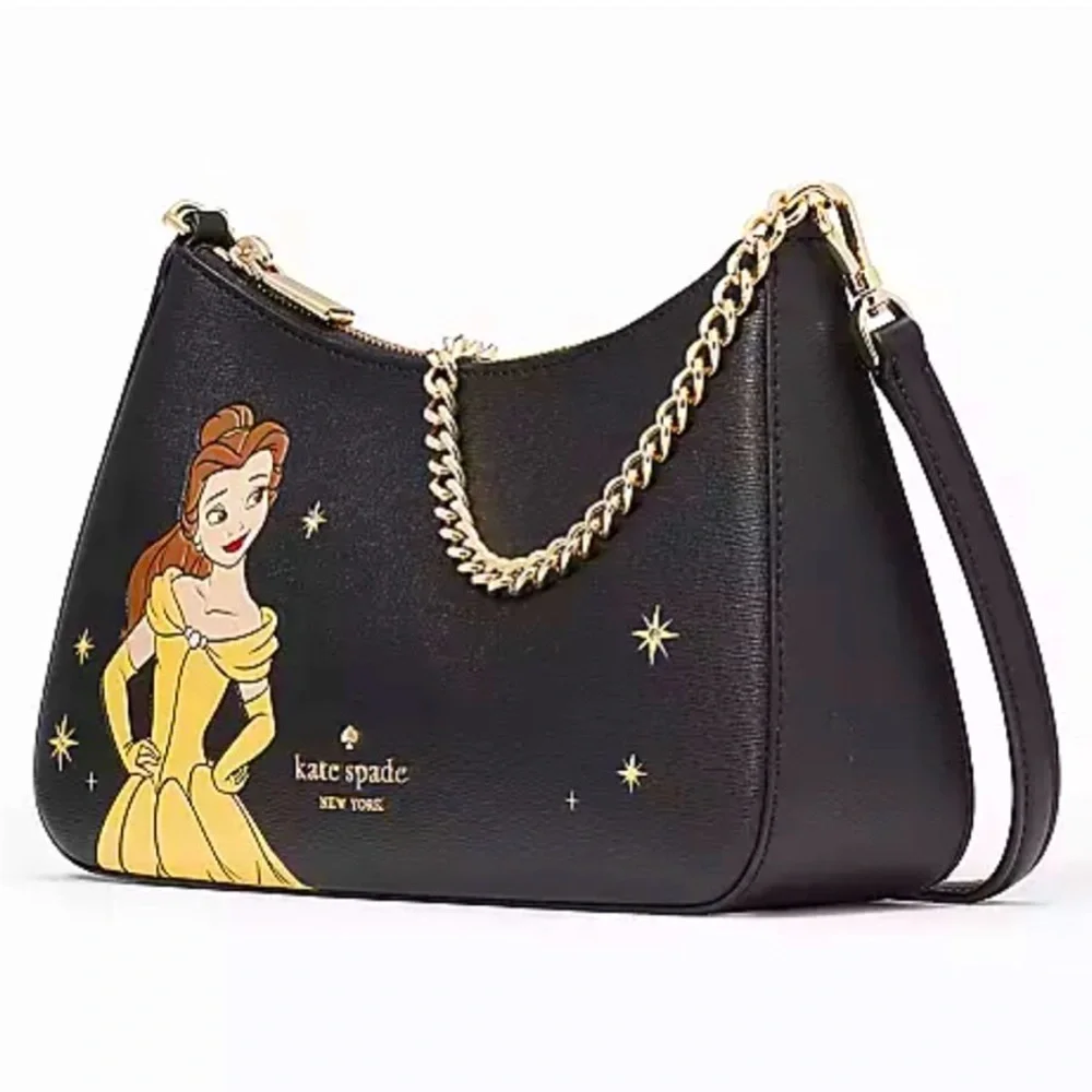 🌹NWT Kate Spade DISNEY X BELLE Beauty and the Beast Crossbody bag (in plastic) - Picture 4 of 7